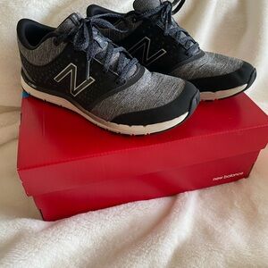 New Balance Gray and Black Sneakers
